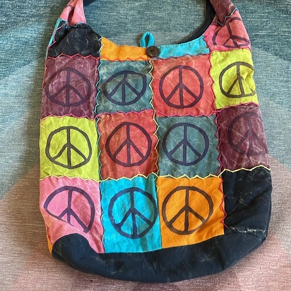 Colorful Patchwork Women's Bag Boho Festival - Picture 3 of 9
